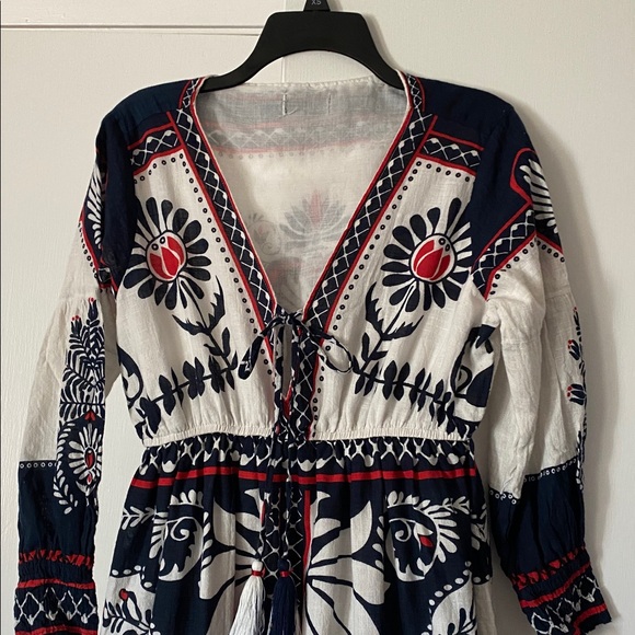 Bohemian Embroidered Maxi Dress - Picture 2 of 5